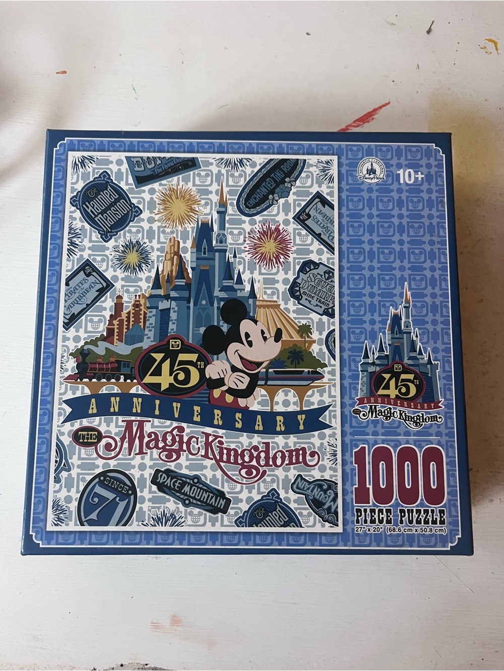Walt Disney World 45th anniversary Magic Kingdom 1000 piece puzzle